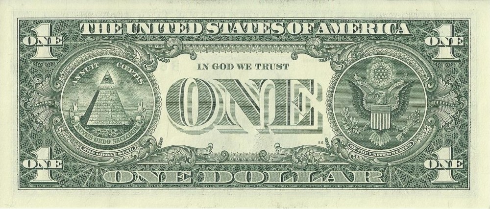 美元纸币上正反面都印了什么?