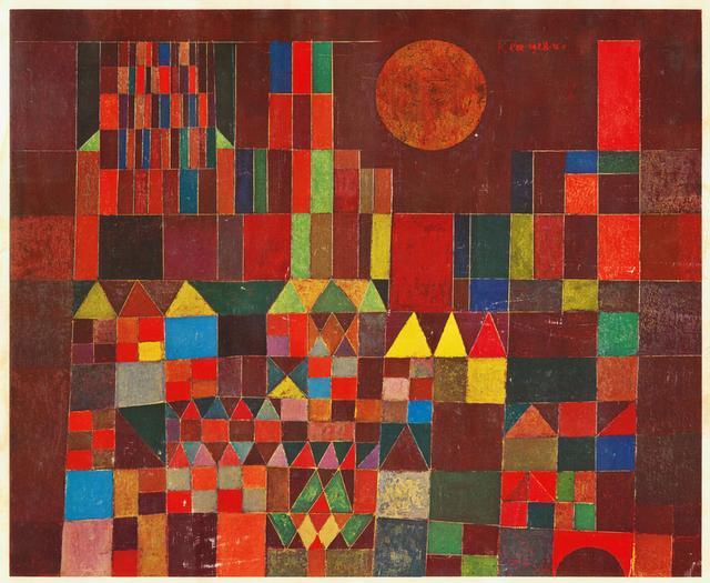 色彩与音乐的交响曲保罗克利绘画中的秋天