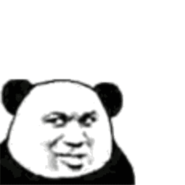 熊猫头表情包:你从我脸上看到了什么