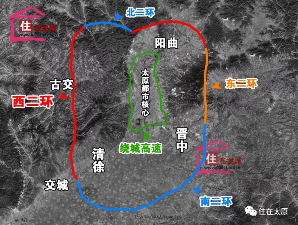 丨太原二环规划图