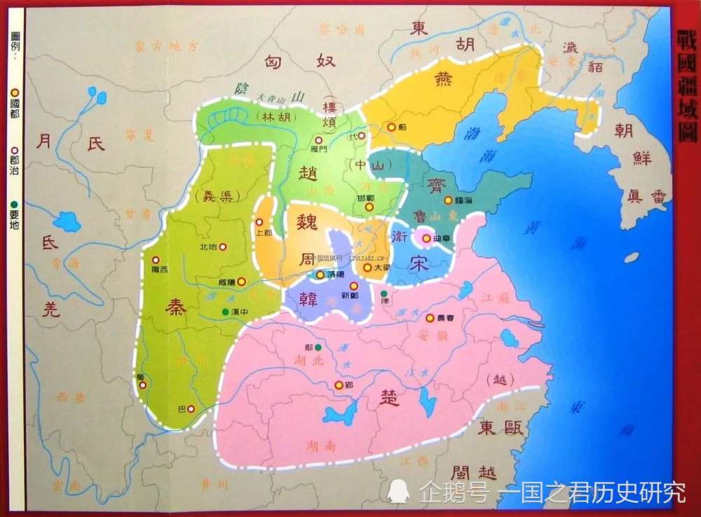 秦灭六国地图