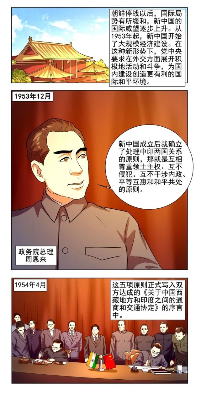 学习进行时|漫画新中国史:和平共处五项原则