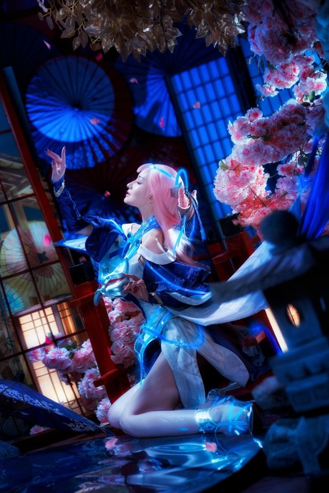 《王者荣耀》cosplay正片图赏:貂蝉#猫影幻舞