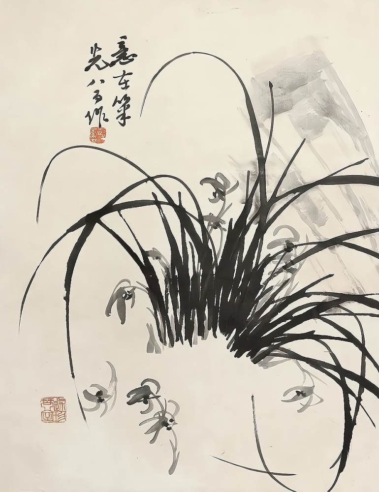 为什么养兰花?齐白石:以兰花做画用,网友:"吹嘘"用!