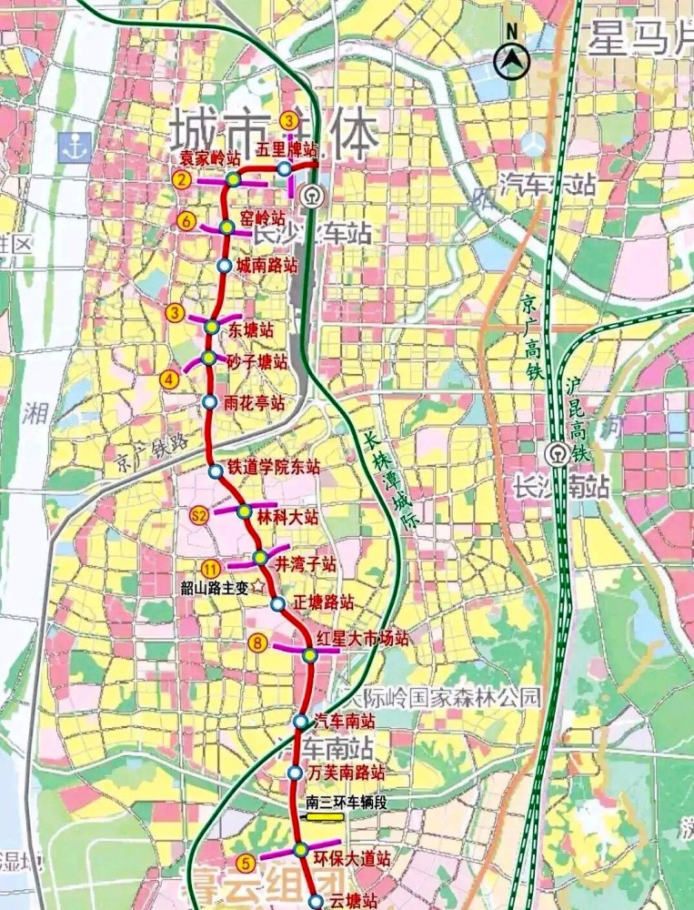 长沙地铁7号线:拟投资173亿,联接五高校的换乘王地铁怎么临时中止了?