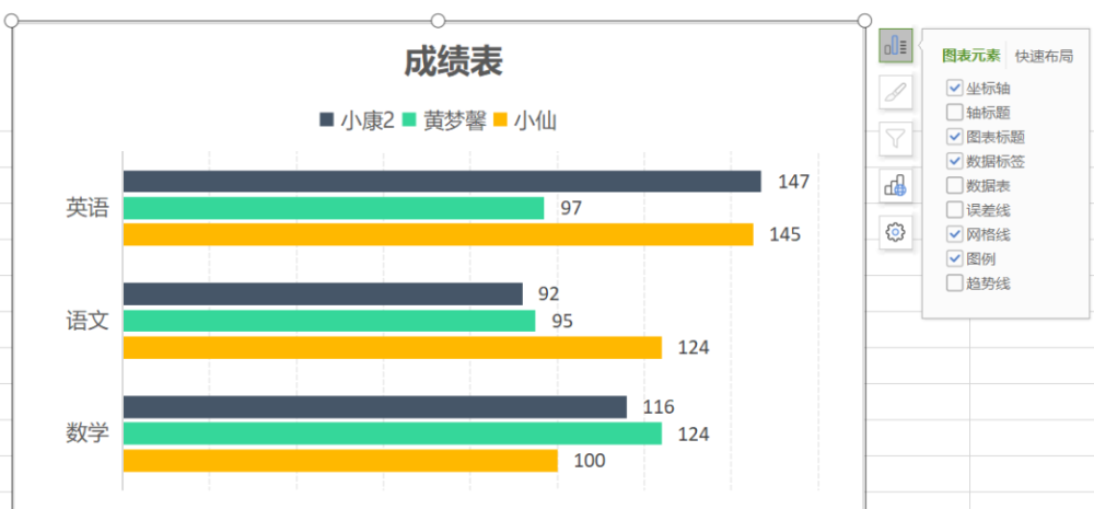 wps神技能excel表格中三种条形图各自的优势