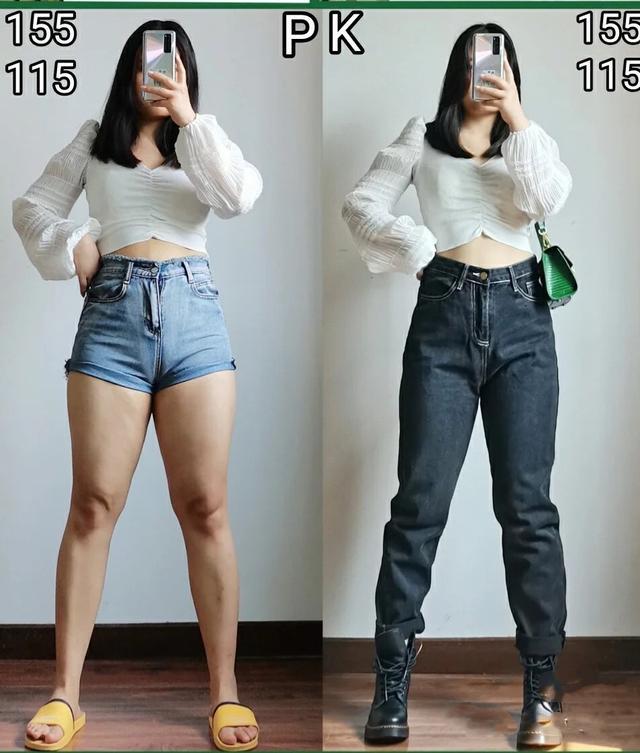 115斤女生的体型图,晒115斤的体重照片 跟155cm/115斤女生学搭配,显高显瘦还时尚