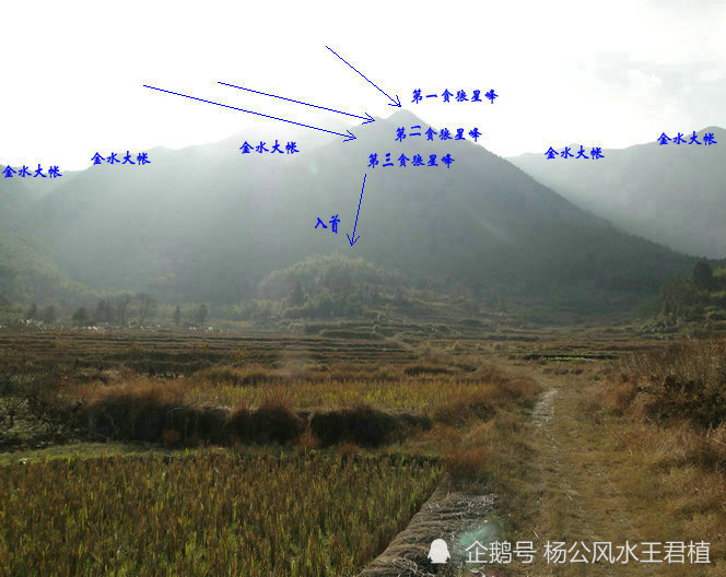 风水宝地贪狼点军龙,王君植风水大师安徽寻龙实拍