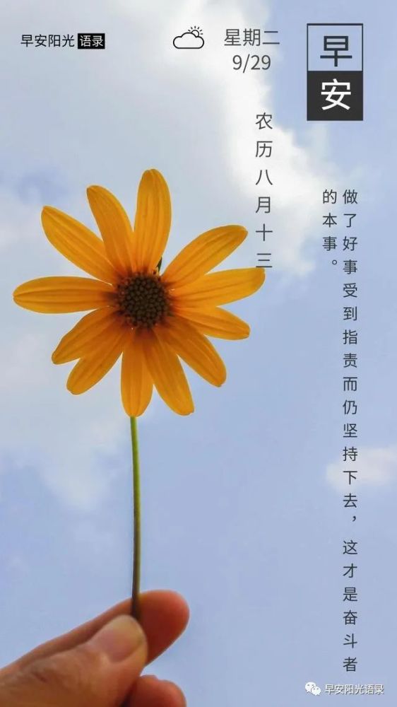 早安日签图片:要努力的奋斗,才会有惊人的成就