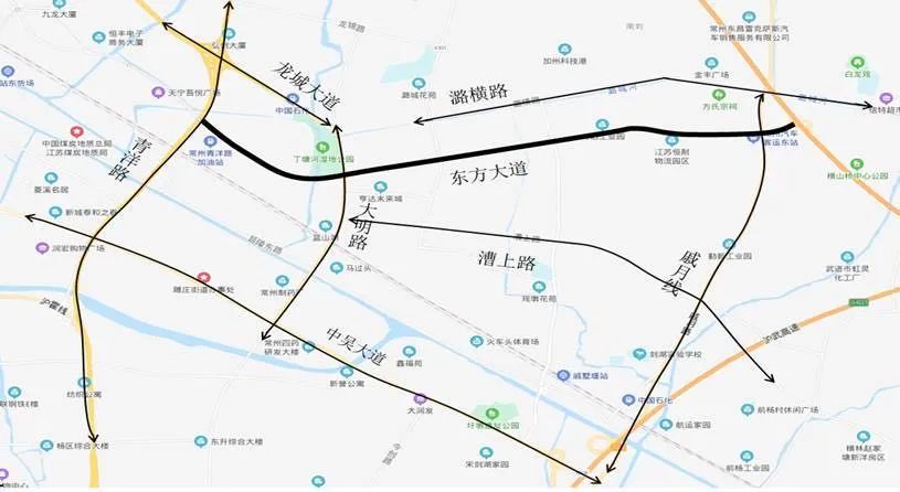 常州经济开发区产业园基础设施一期工程 施工期间采取交通管理措施的