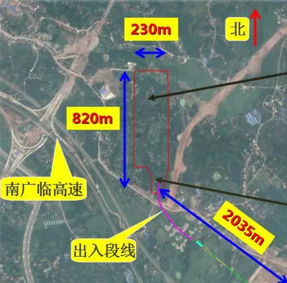 广安云轨路线选址进行公示 快来看看线路图