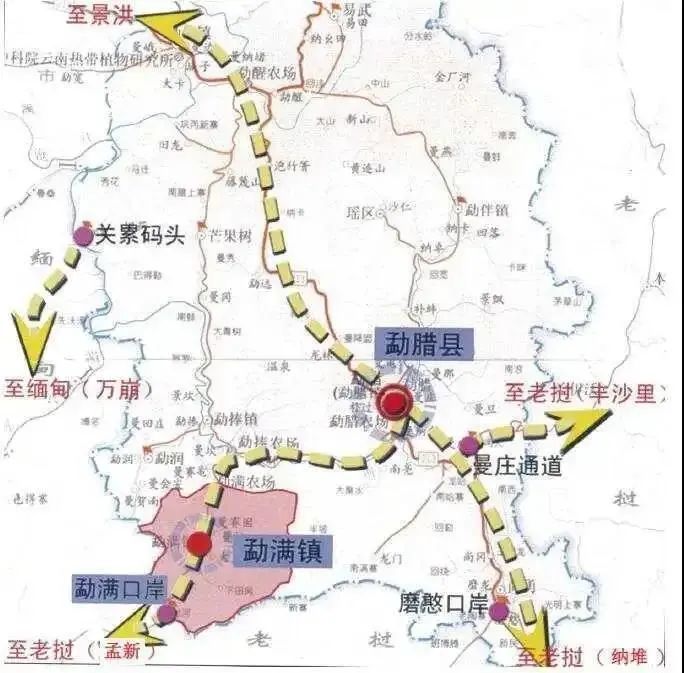 云南至老挝第二条高速公路 勐腊至勐满口岸高速9月30日通车