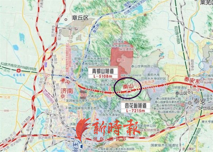 除了济南东枢纽,济枣高铁全线共设港沟,南山,泰安东,宁阳东,曲阜东