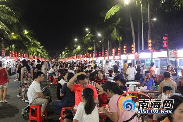 资料图:海大南门夜市.