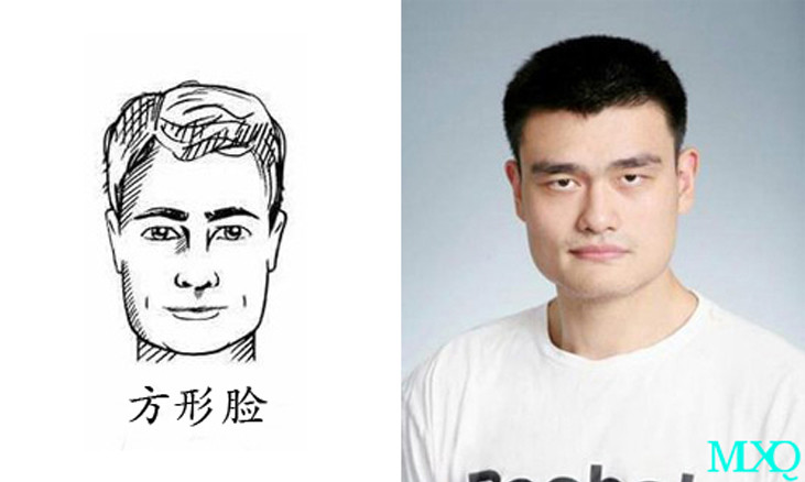 长形脸 特点:长脸男生的脸型比普通的脸型较长一点,额头高,下巴长