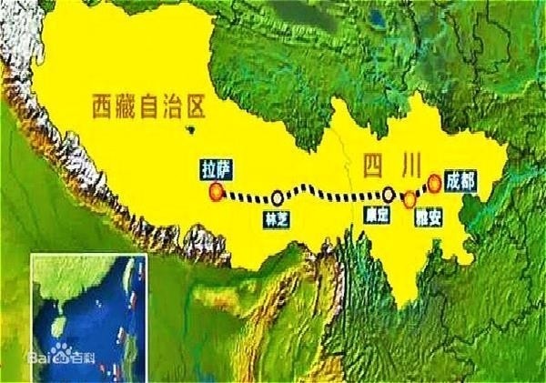 中国此前已经在青藏高原修建了青藏铁路 从青海格尔木到拉萨,投资