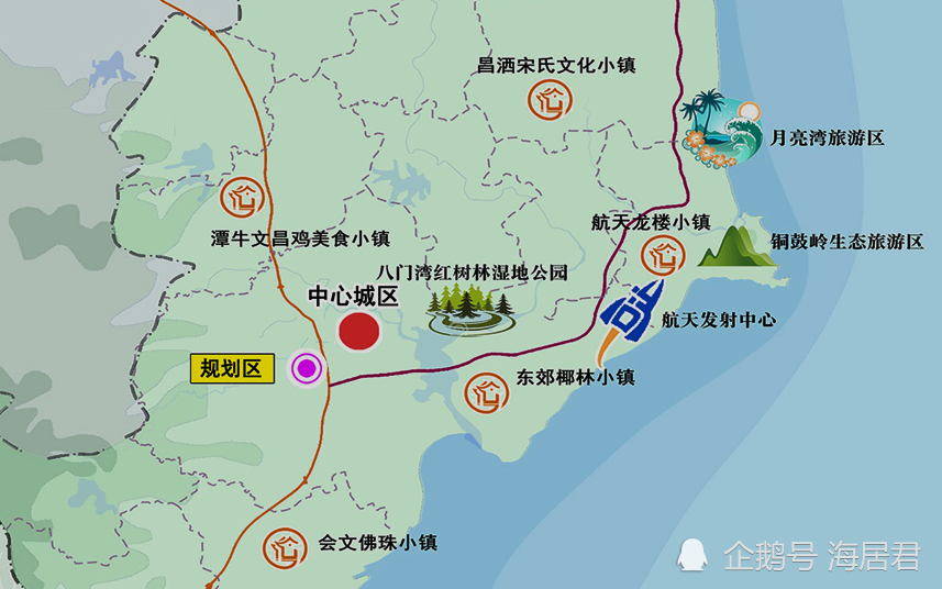 5732亩,海南文昌再有片区规划出炉,有两个居住组团!