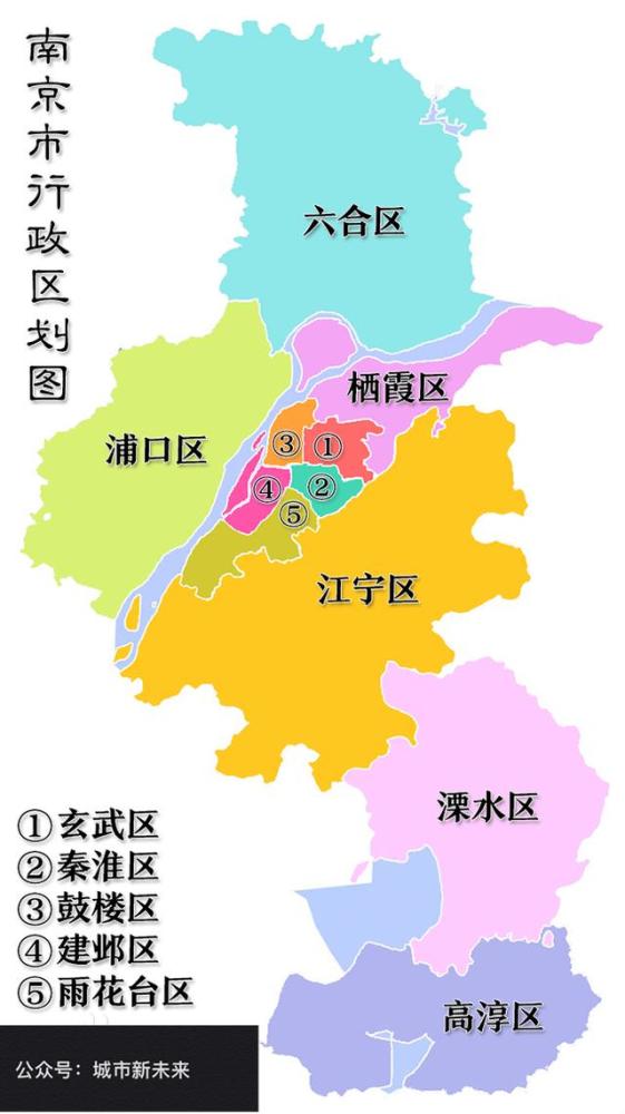 南京市域行政区划
