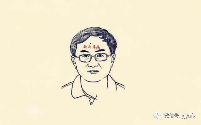 二,男人额头有痣