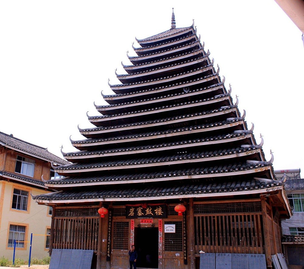 鼓楼:具有独特风格的侗乡建筑物