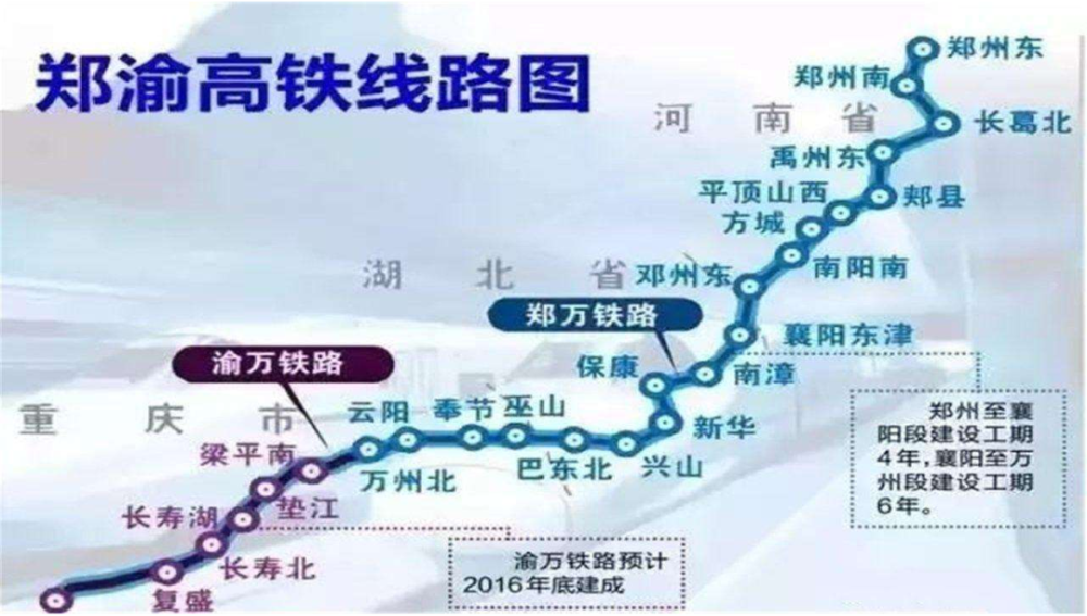 重庆到北京的高铁,为何会绕到成都拐一个90度的弯?