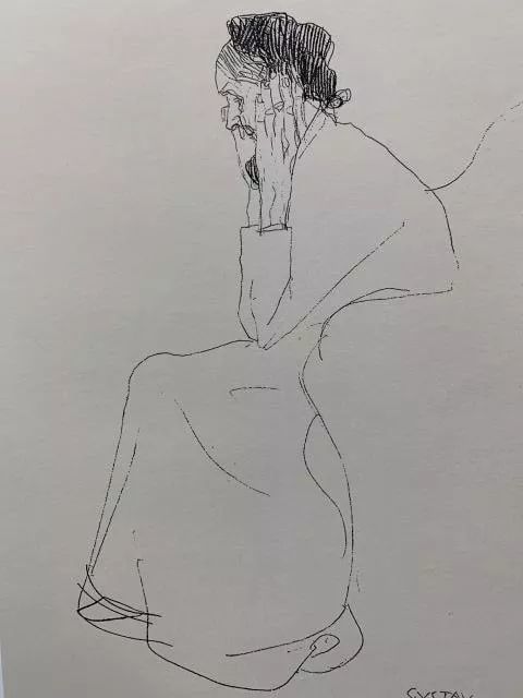 画坛巨匠克里姆特人物素描