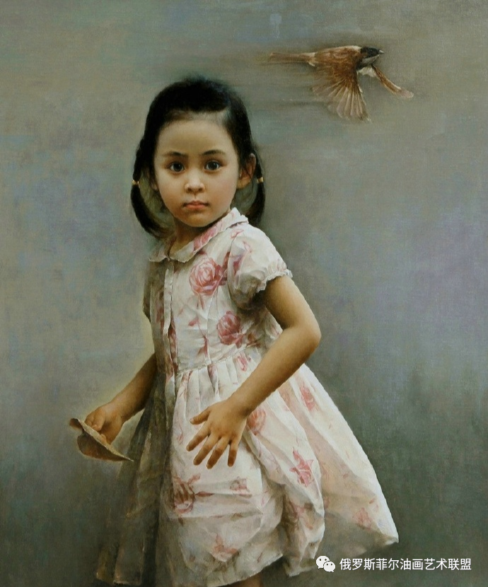笔法细腻,生动传神～油画家田小平女性人物油画作品欣赏