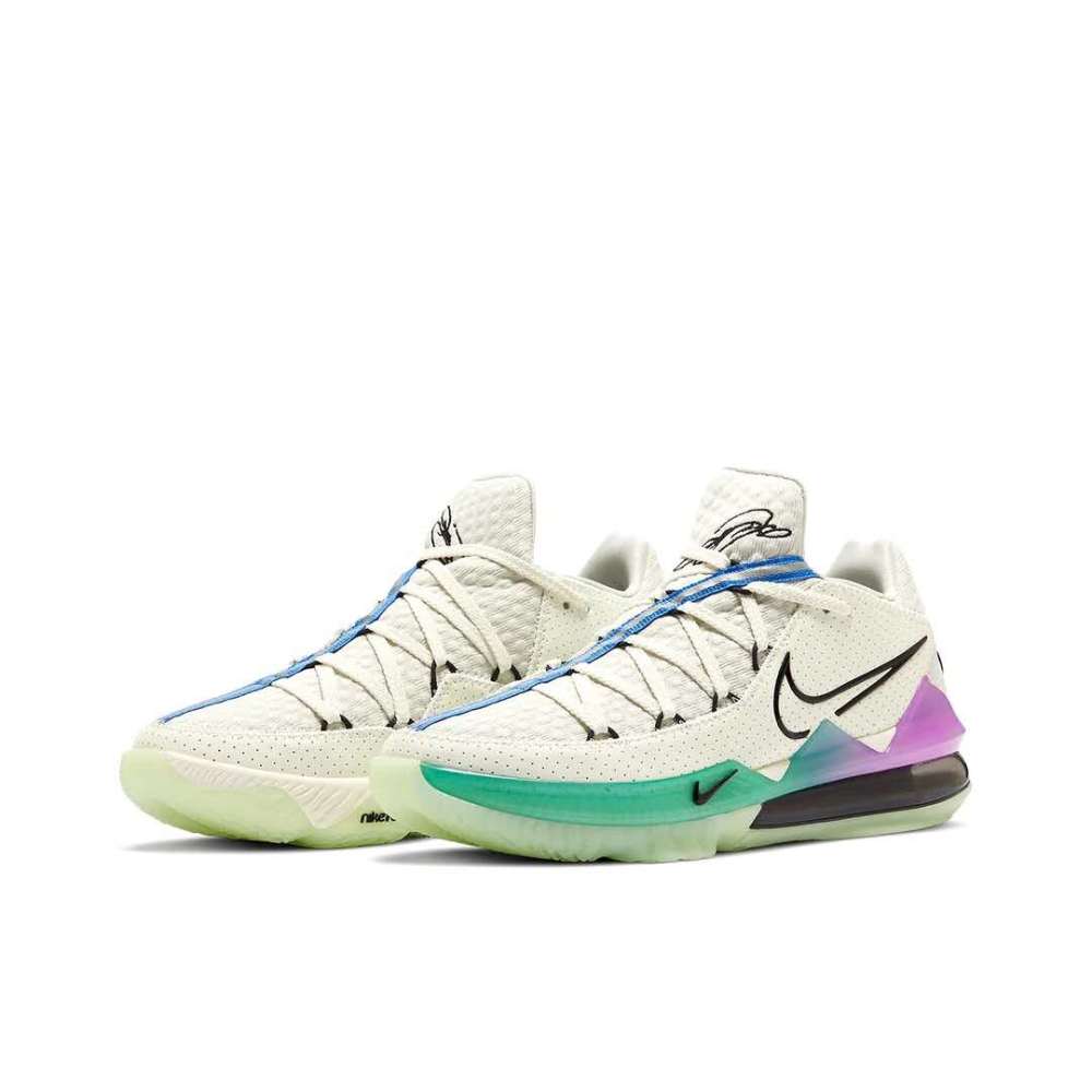 nike lebron 17 low 米白配色:颜值超高詹姆斯签名战靴