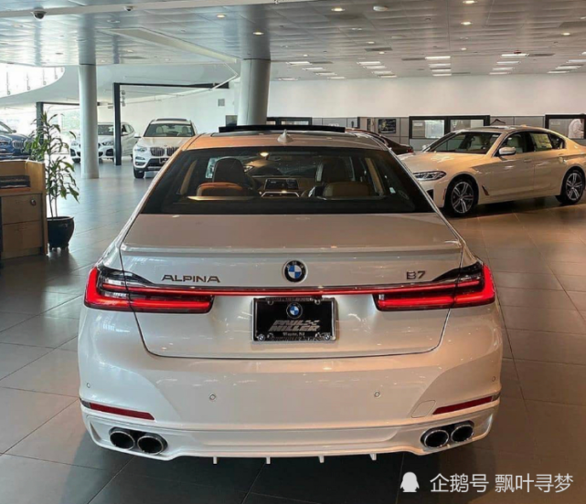 宝马alpina b7,3.5破百,600匹马力的v8双涡轮猛兽