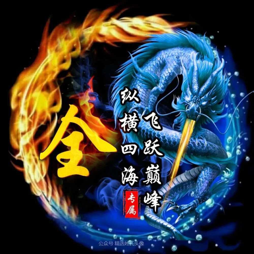 2021 中国龙霸气精品姓氏头像丨纵横四海,飞跃巅峰,赶紧抱图吧!