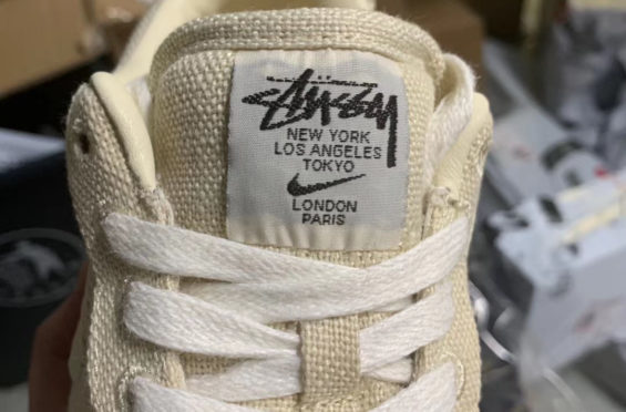 stussy x nike联名鞋款实物图释出 囊括两个颜色搭载新材料