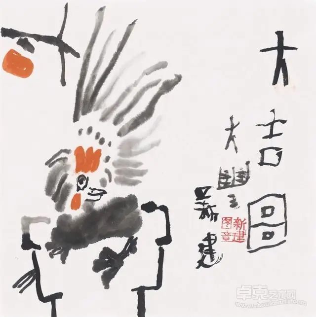 朱新建26幅绝笔左手画亮相,先睹为快