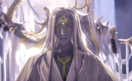 大神coser模仿《姜子牙》原始天尊,看到这个身材,网友