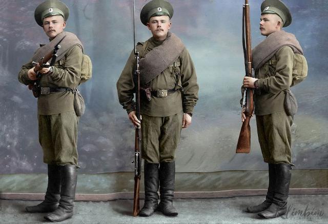 旧影拾记:一战中,俄国军人的10大经典彩色老照片,叹为
