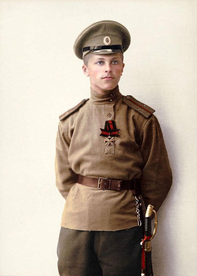 旧影拾记一战中俄国军人的10大经典彩色老照片叹为观止