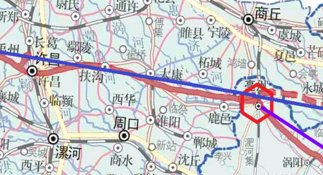 图中红线为在建三洋铁路两个三国历史文化名城想牵手并非易事许昌是