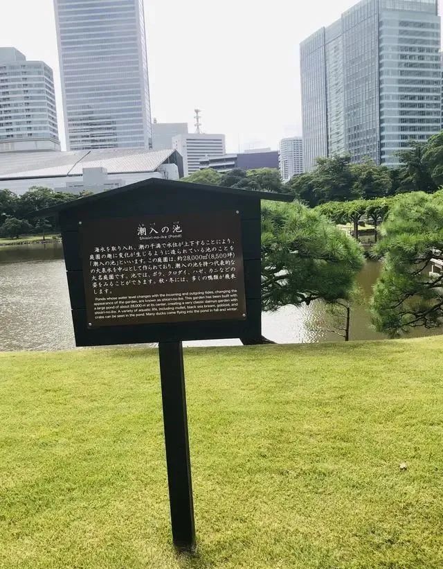 利用潮汐的涨落使得水池产生不同的情趣,清澄庭园和旧安田庭园原先也
