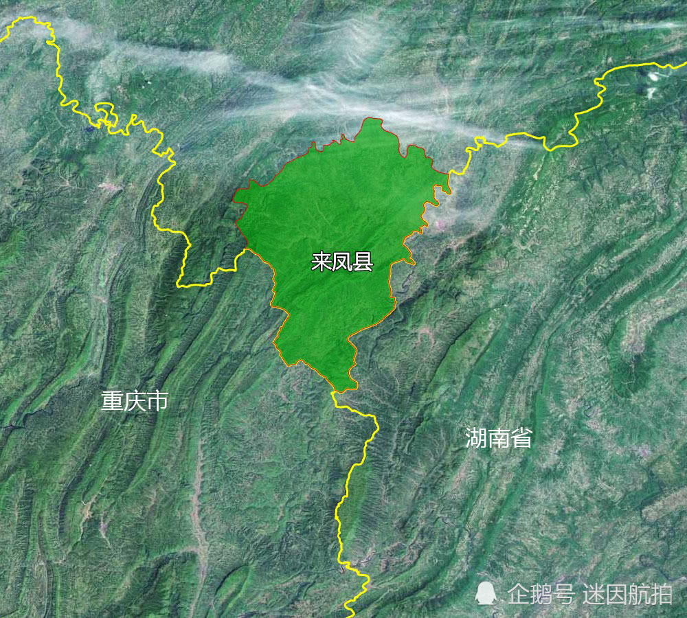 10张地形图,快速了解湖北省恩施州的8个州辖县市