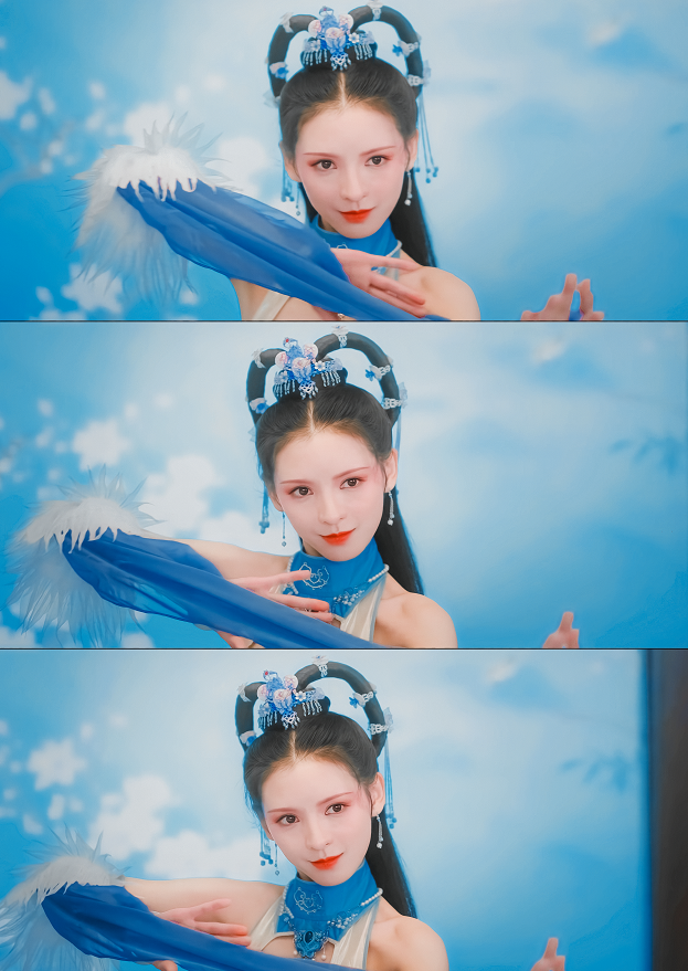 张予曦神似秦时明月中的雪女,舞蹈基本一样,网友:从此