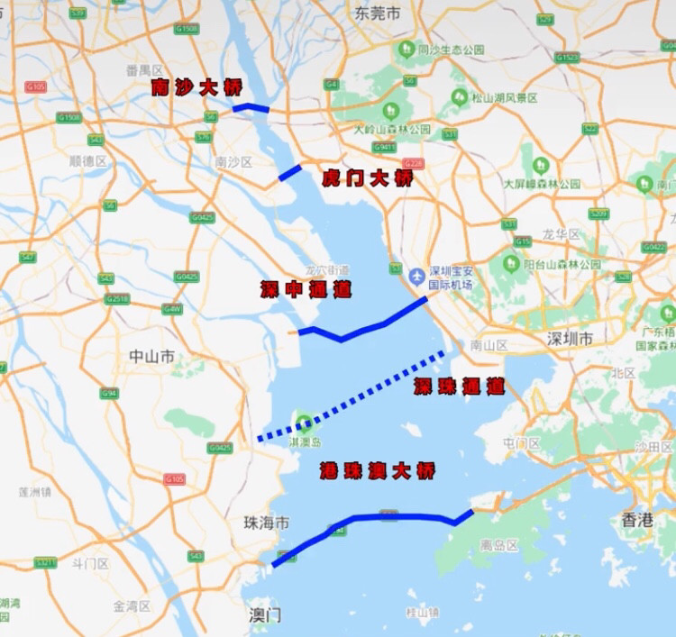 深圳要起飞了,粤港澳大湾区要建五座跨海大桥,对标美国旧金山大湾区!