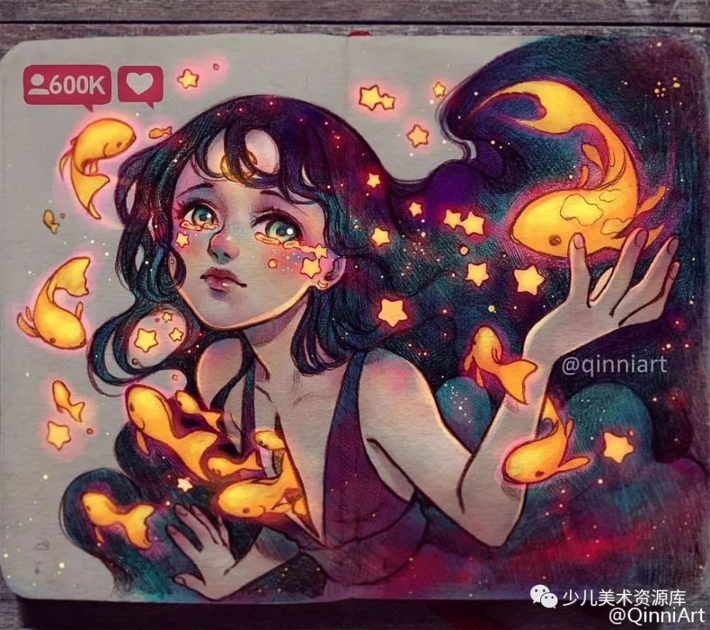 一位爱画画坚强善良的女孩,她永远的放下了笔,去往了另一个世界