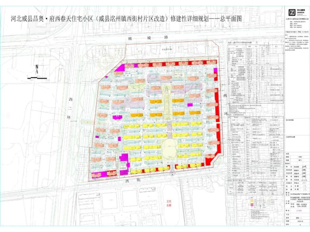 附:规划总平面图 二〇二〇年十月十二日 来源:威县党政门户网 ———