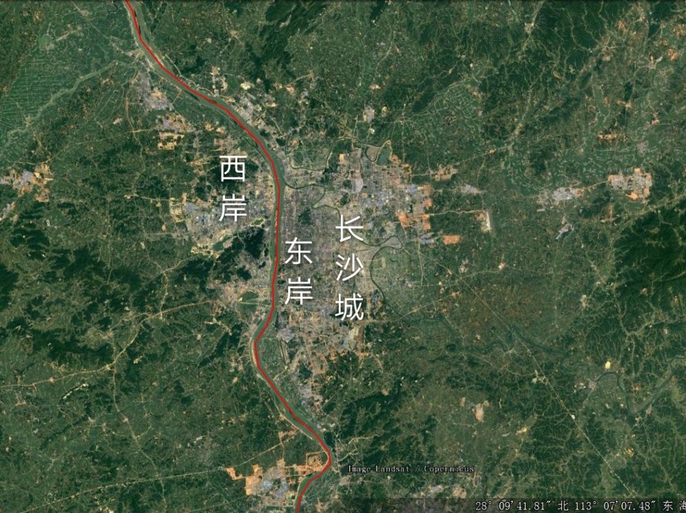 论长沙地理,及马王堆古墓