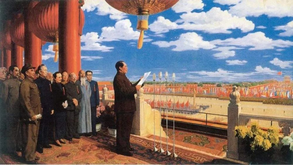 经典照片《开国大典》上为何没有朱德?
