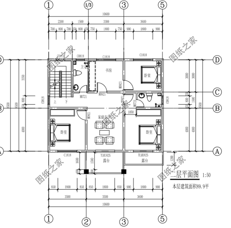 看完这四款农村自建房90平方米三层设计图纸你还不心动吗