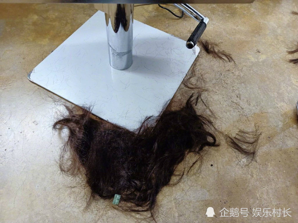杨紫被剪掉的头发