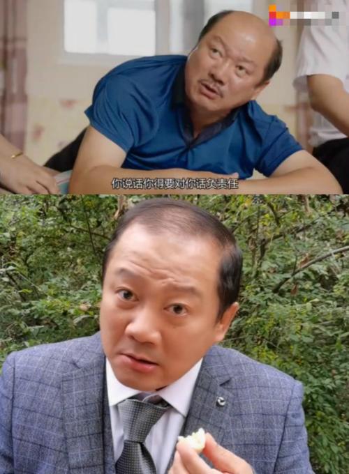 谢广坤头发竟越长越多?茂密乌黑不秃顶,和谢永强喝酒喝成斗鸡眼