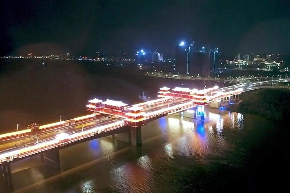 遇见中国最长最美的廊桥,福建漳州市金峰大桥