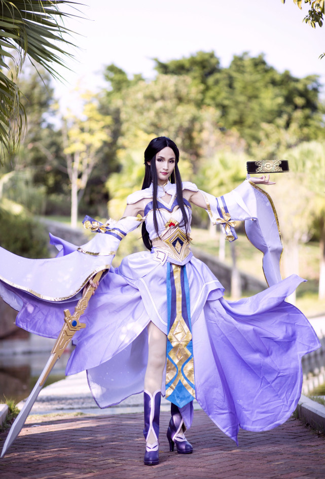 王者荣耀 露娜 紫霞仙子cosplay