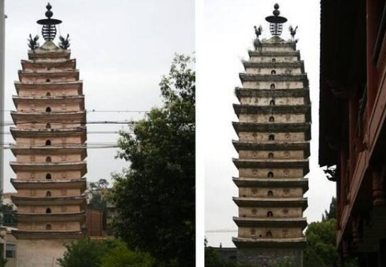 东寺塔|昆明|锁龙井|东西寺塔|黑龙|西寺塔